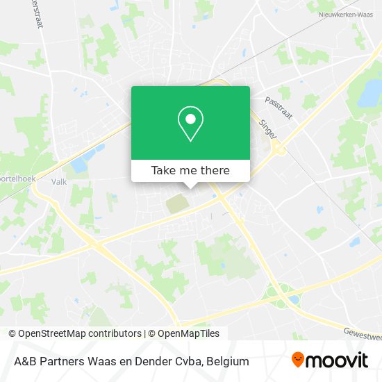 A&B Partners Waas en Dender Cvba map