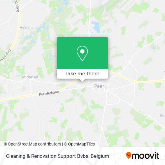 Cleaning & Renovation Support Bvba map