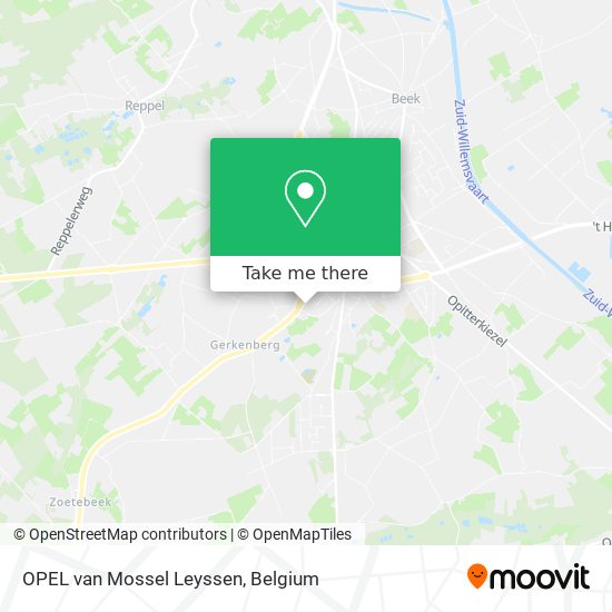 OPEL van Mossel Leyssen map