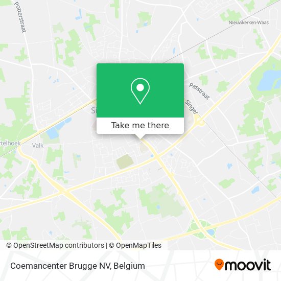 Coemancenter Brugge NV map