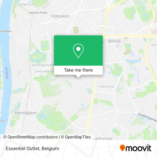 Essentiel Outlet map