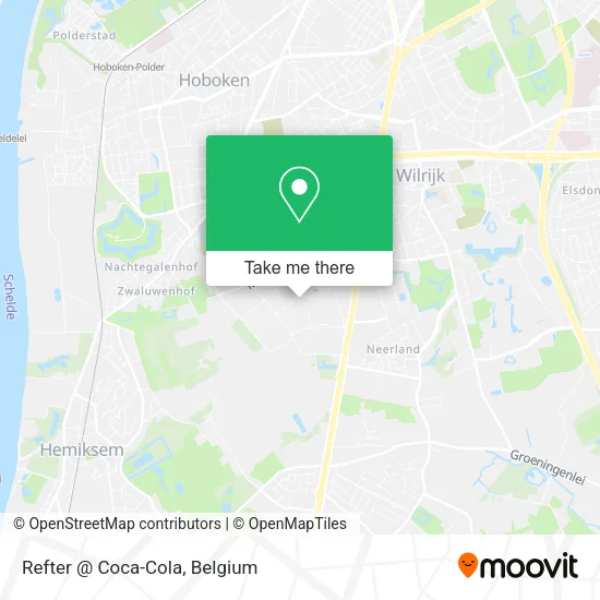 Refter @ Coca-Cola map