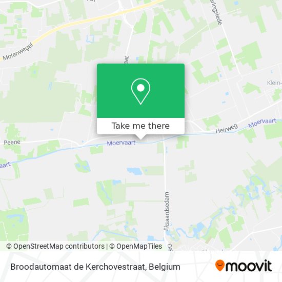 Broodautomaat de Kerchovestraat map