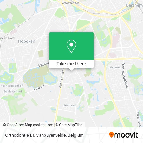 Orthodontie Dr. Vanpuyenvelde map