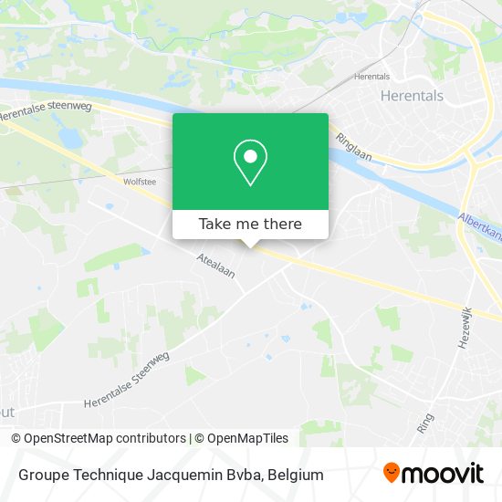 Groupe Technique Jacquemin Bvba plan