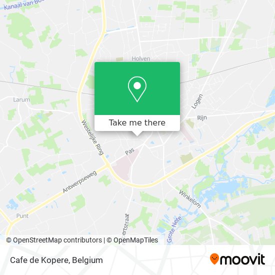Cafe de Kopere map