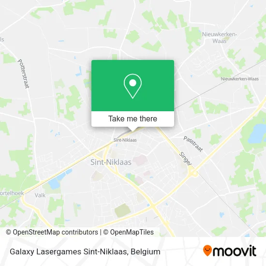 Galaxy Lasergames Sint-Niklaas map
