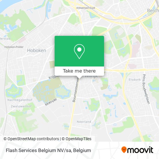 Flash Services Belgium NV/sa map