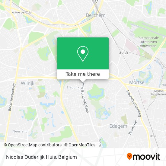 Nicolas Ouderlijk Huis map