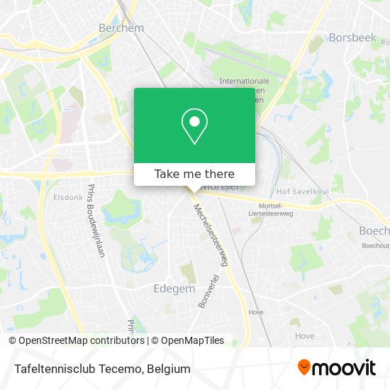 Tafeltennisclub Tecemo plan