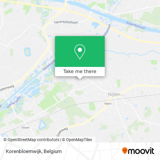 Korenbloemwijk map