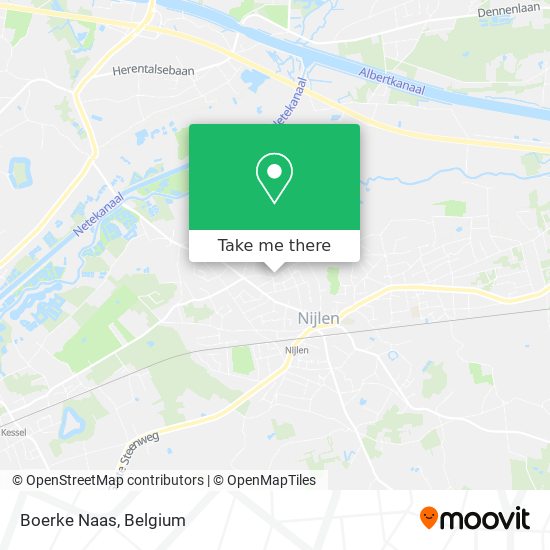 Boerke Naas map