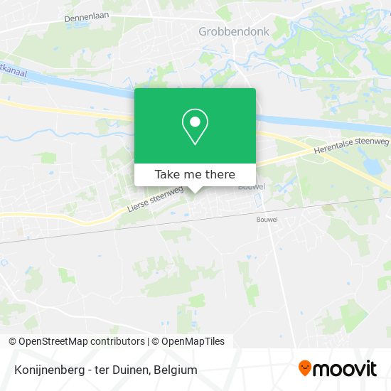 Konijnenberg - ter Duinen map
