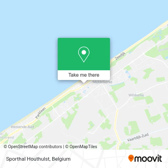 Sporthal Houthulst map