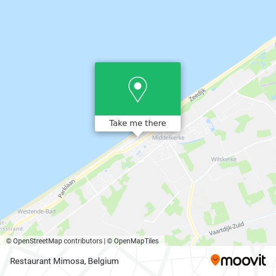 Restaurant Mimosa map