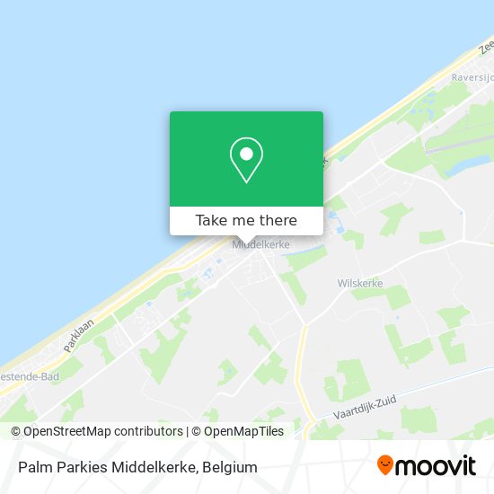 Palm Parkies Middelkerke map