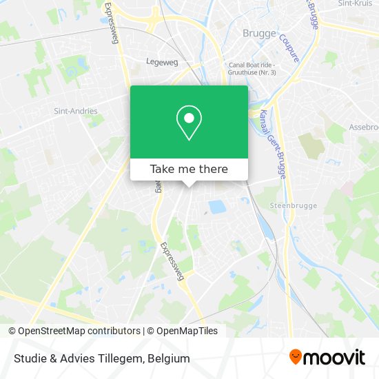 Studie & Advies Tillegem map