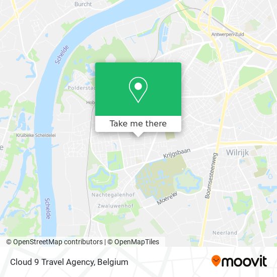 Cloud 9 Travel Agency map