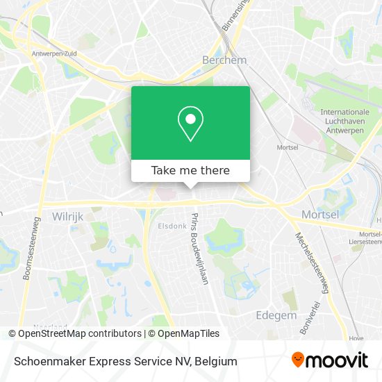 Schoenmaker Express Service NV map