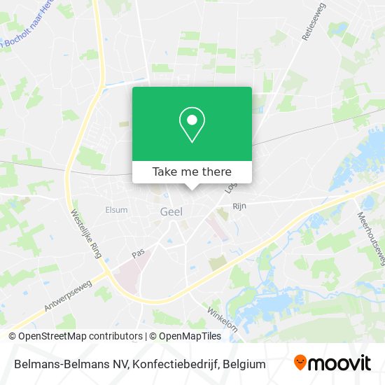 Belmans-Belmans NV, Konfectiebedrijf map