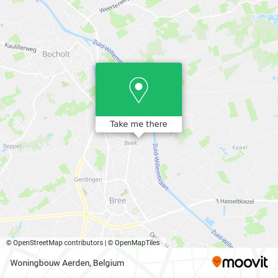 Woningbouw Aerden map