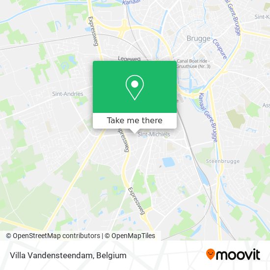Villa Vandensteendam map
