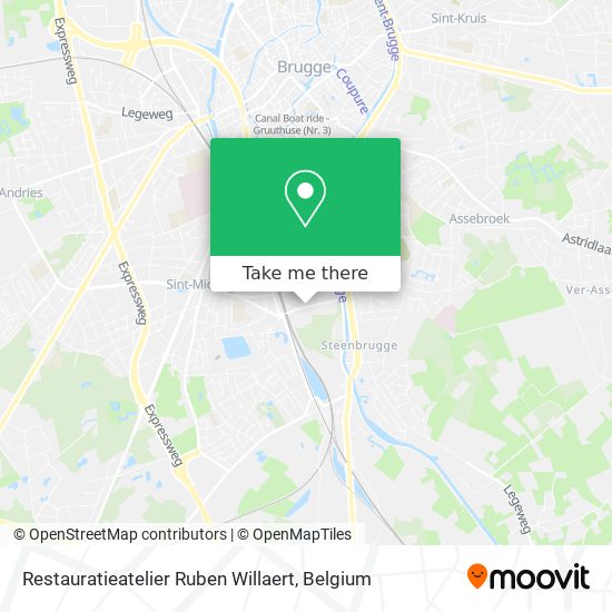 Restauratieatelier Ruben Willaert map