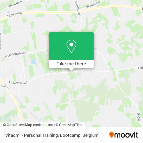 Vitaomi - Personal Training / Bootcamp map