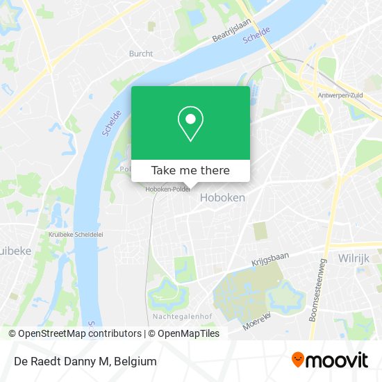 De Raedt Danny M map