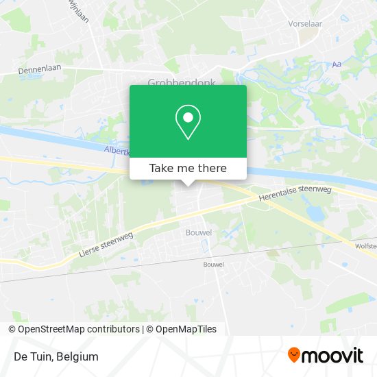 De Tuin map