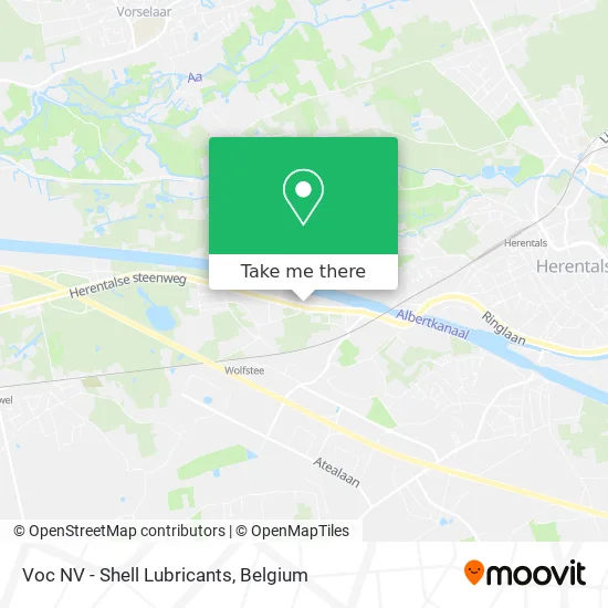 Voc NV - Shell Lubricants map