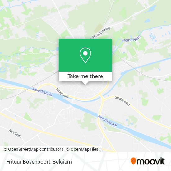 Frituur Bovenpoort plan