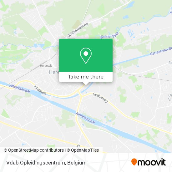 Vdab Opleidingscentrum map