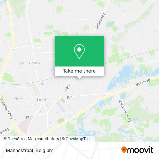 Mannestraat map