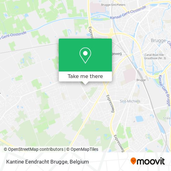 Kantine Eendracht Brugge map