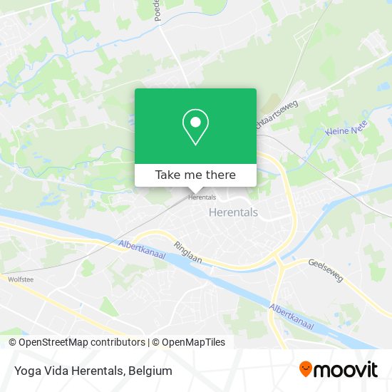 Yoga Vida Herentals map