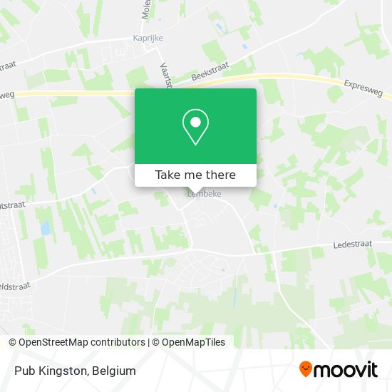 Pub Kingston map