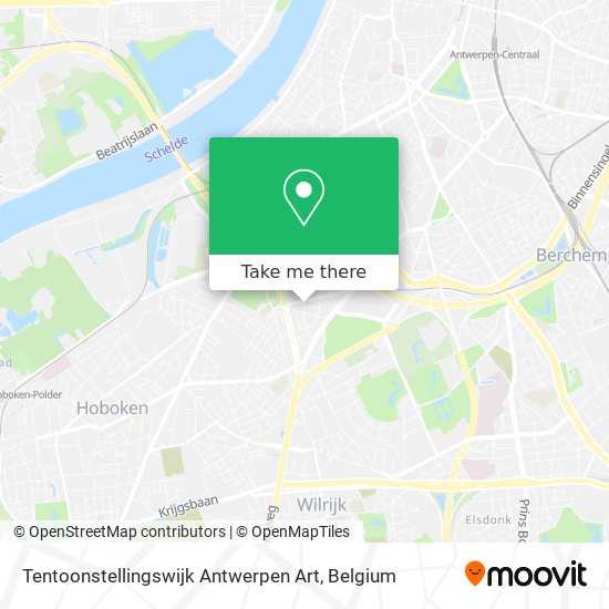 Tentoonstellingswijk Antwerpen Art plan