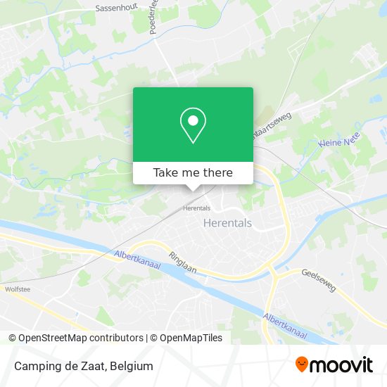 Camping de Zaat map