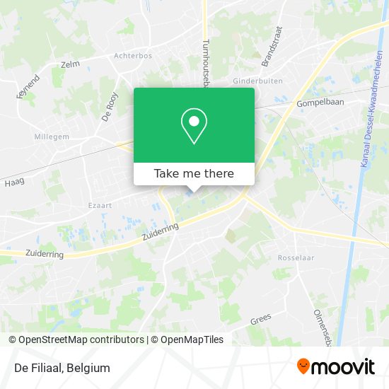 De Filiaal map