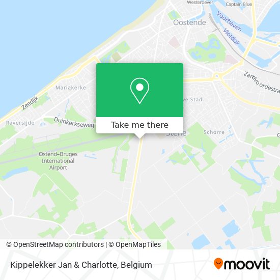 Kippelekker Jan & Charlotte map