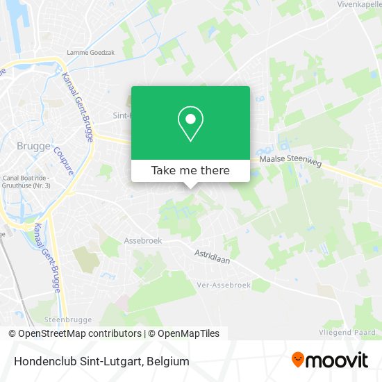 Hondenclub Sint-Lutgart map