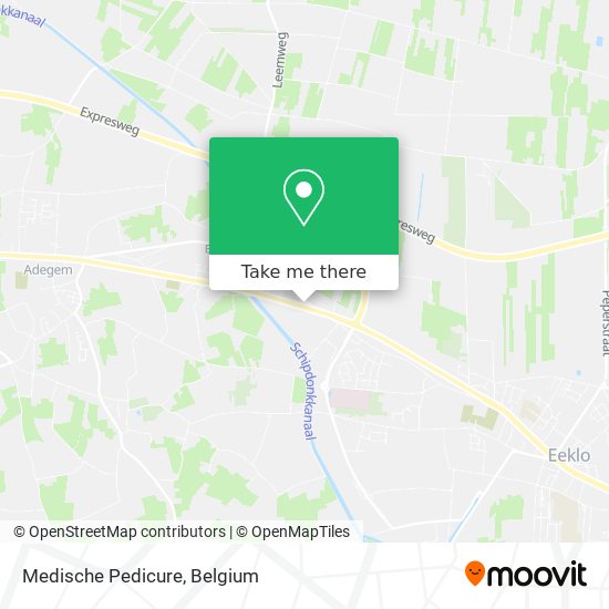 Medische Pedicure map