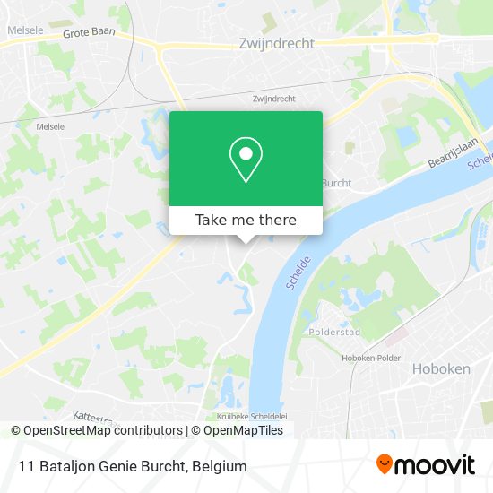 11 Bataljon Genie Burcht map