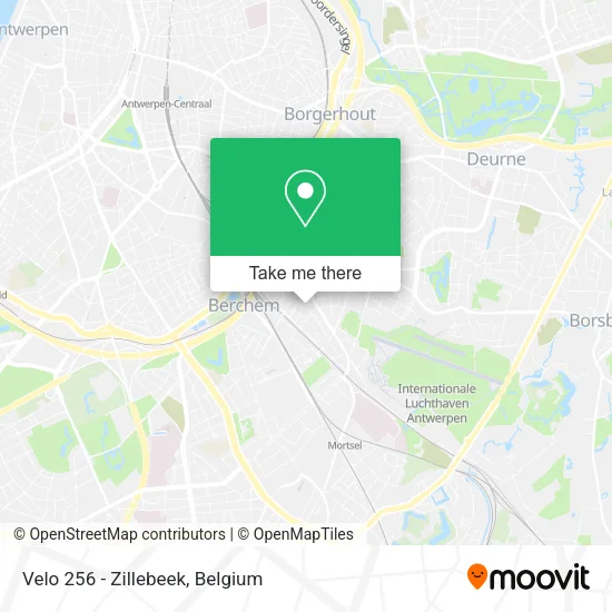 Velo 256 - Zillebeek map