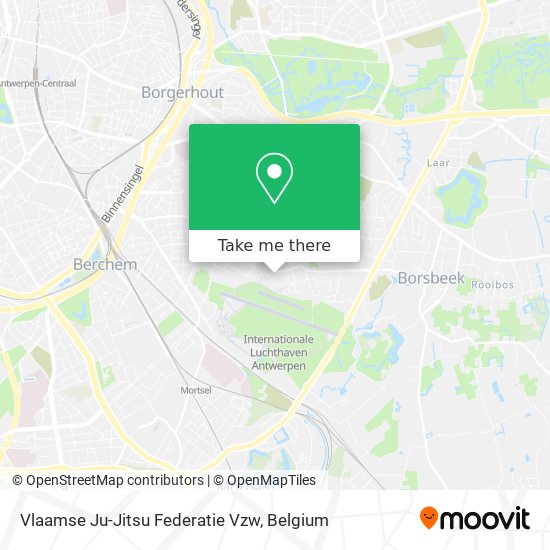 Vlaamse Ju-Jitsu Federatie Vzw map
