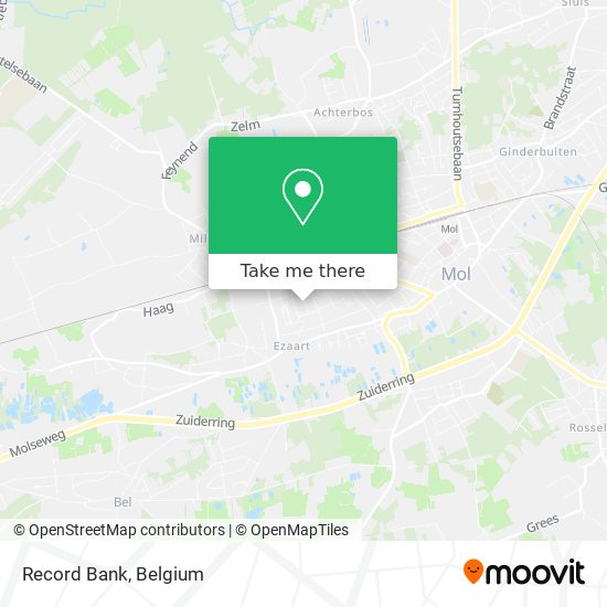 Record Bank map