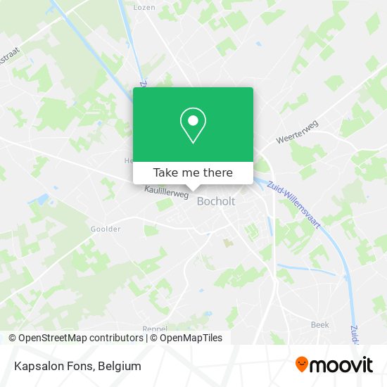 Kapsalon Fons map