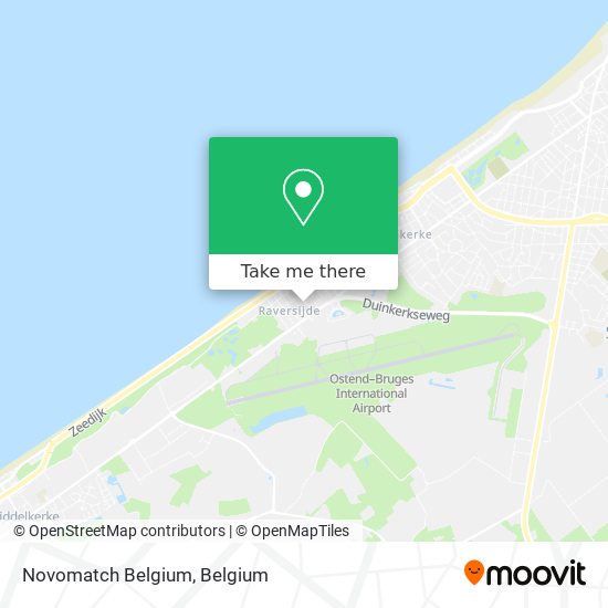 Novomatch Belgium map