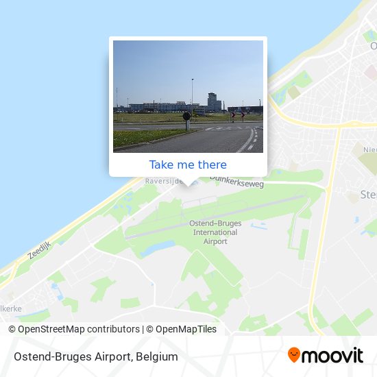 Ostend-Bruges Airport map